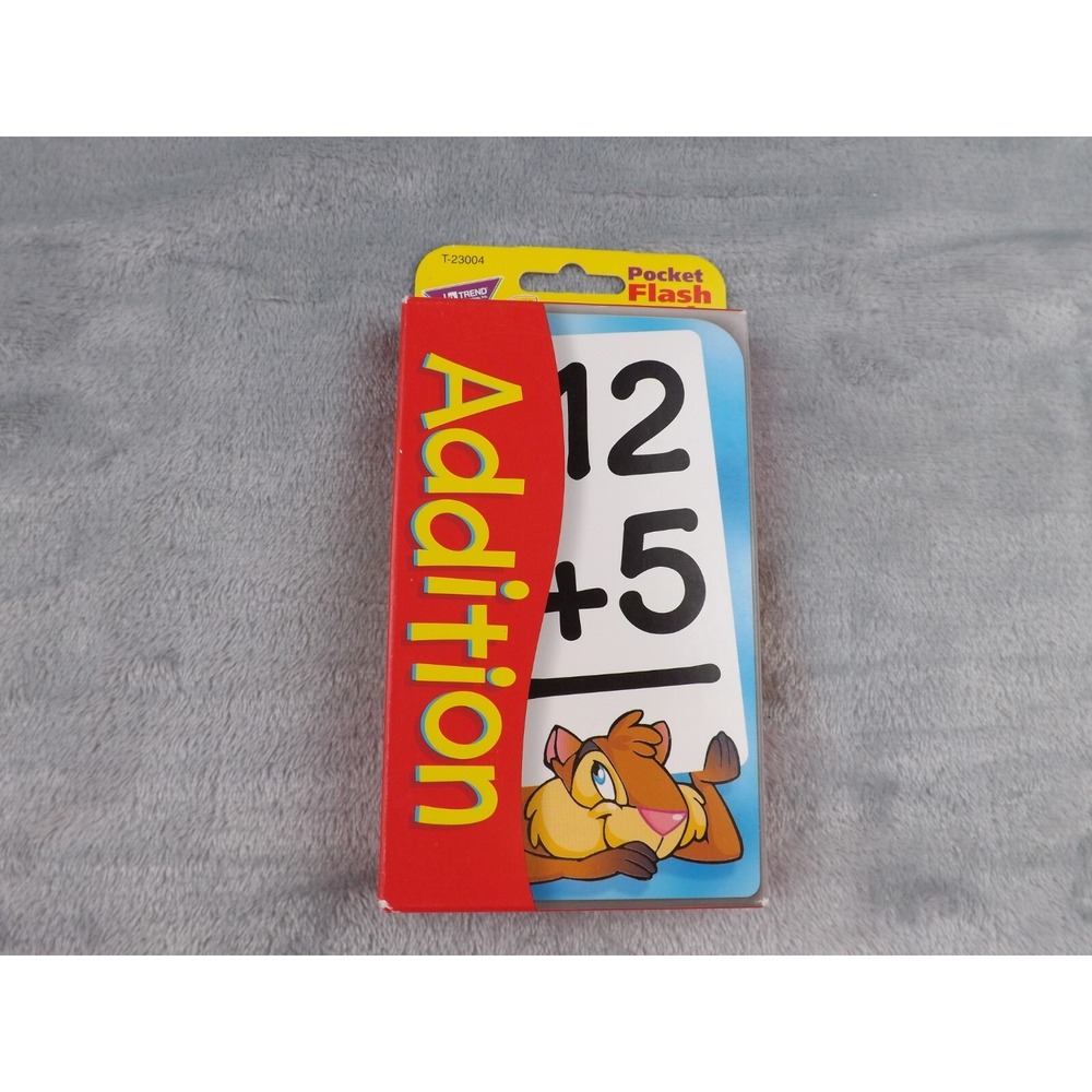 Math Flash Cards Grades Kindergarten - 4th  Set of‎ Four - Picture 6 of 10